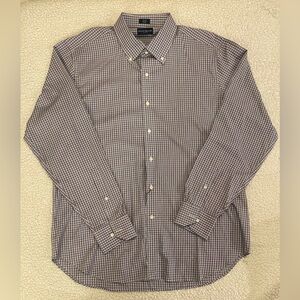 Peter Millar Button down dress shirt - Purple/Blue/White - (XL)